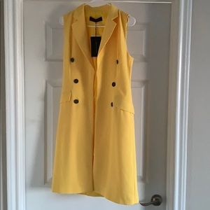 Zara Woman longline tailored vest